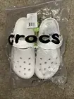 Crocs Adult Unisex Classic Clog Sandal White 10001-100. Size m5/w7. New