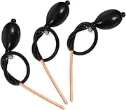 Beatifufu 3pcs Sugar Blower Pump Kit with Extended Copper Tube Versatile Manual Sugar Art Tools for Home Bakers and Pastry Chefs to Create Intricate Candy Designs