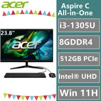 在飛比找蝦皮購物優惠-ACER All-in-One C24-1800 i3-13