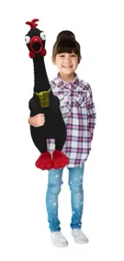 Animolds Hug Me Giant Rubber Chicken- Huge Stress Relief Screaming Chicken To...