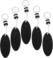 DECOMELODY Floating Keychains Bright Colors Shape Water Sports Key Rings for Identification Durable Eva Material for Fishing Boating Surfing Outdoor Activities