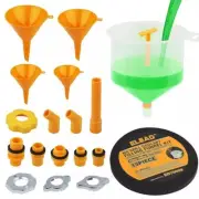 ELEAD 15 PCS No-Spill Coolant Funnel Kit Radiator Funnel burping kit funnels for
