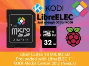 LibreELEC Media Center for Raspberry Pi PreLoaded Class 10 Micro SD