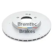 Bremtec Euro-Line GeoZinc Coated Brake Rotor - BDR41033EL