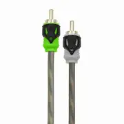 Raptor R5R10 Pro Series 10ft Visible Dual Twist 2-Channel RCA Interconnect Cable