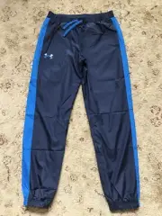 Under Armour Boys UA Storm Mesh Lined Track Wind Jogger Pants 1363292-408 Sz YL