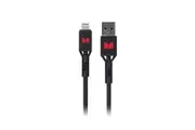Monster Lightning to USB-A Braided 2m Cable - Black [MT-2MLTOABB]