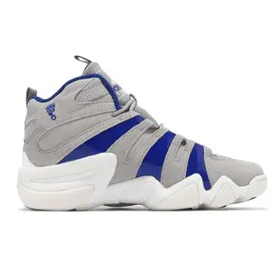 adidas 籃球鞋 Crazy 8 男鞋 灰 藍 Dodgers 高筒 緩衝 Kobe 運動鞋 愛迪達 IG3737