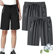 [Generic] Icedactive Shorts for Men, Onavee Icedactive - Men's Ice Silk Quick Drying Stretch Shorts