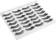 LALADEFIEE 14Pairs Natural Looking Fluffy False Eyelashes for Women Lightweight and Comfortable Eye Lashes for Daily Makeup Parties Dates and Weddings Lash Extension Kit