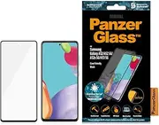 PanzerGlass Screen Protector - Case Friendly - for Samsung Galaxy A52 / Galaxy A52 5G - Black - Full Frame Coverage, Rounded Edges