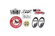 Mooneyes Sticker Sheet 6 Stickers Assortment, 10-1/4" x 6-1/4"