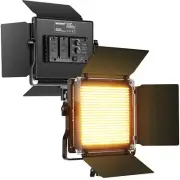 NEEWER 2Pcs Professional 660 Metal Bi-Color LED Video Lights for Studio