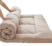 [Dremdo] Japanese Tatami Mattresses Futon Thicken Floor Mattress Soft Portable Sleeping Pad, Comfortable Tatami Mat Sleeping Pad for Twin Full Queen King Size Bed,5b,150x200cm