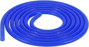 X AUTOHAUX Silicone Vacuum Tubing Hose Automotive Vacuum Line High Temperature 6Ft 1/16" 2mm ID 2.5mm Thickness 1 Pcs Blue 130PSI Max Pressure