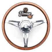 Triumph Spitfire >1976 Classic 13" Polished Woodrim Steering Wheel Boss Horn Kit