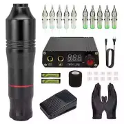 Profession Tattoo Machine Pen Power Supply Rotary Tattoo Gun for Tattoo Body Art