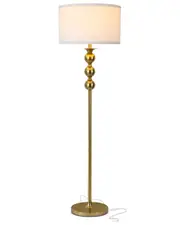 BRIGHTECH Riley Brass LED Floor Lamp