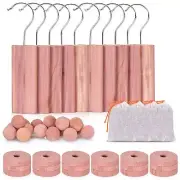 Cedar Blocks 50Pack, Red Cedar Rings, Balls & Sachets for Closet and Drawer S...