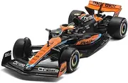 Finished Scale Model Die-cast Alloy 1:24 for Mclaren MCL60 2023 F1 Team Miniature Simulation Car Model Mini Vehicle Model Collection Presents Presents Ornaments(4)