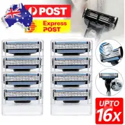 16x Replacement Blades For Gillette MACH 3 Razor Shaver Trimmer Shaving NEW