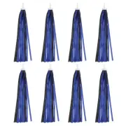 Bike Streamers, 4 Pack Bike Tassels Scooter Handlebar Streamers, Blue/Black