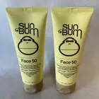 (2) Sun Bum SPF 50 Clear Face Sunscreen Lotion 3 oz Sun Protection Exp 07/24