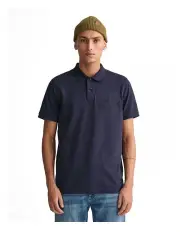 [Gant] Tonal Shield Polo Shirt in Evening Blue