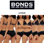 Bonds Womens Bloody Comfy Period Boyleg Moderate Leak Proof Undies 6 Pack WTQP