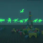 Luminous Wall Stickers Glow in Dark Wall Decorative Wall Decals for Baby Children Room-Style 3