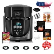 Family-Sized 6QT Duet Air Fryer & Pressure Cooker Combo with 70% Faster Cooking