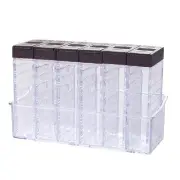4X(Spice Shaker Jars, Seasoning Shaker Box Condiment Set,Seasoning Storage4240