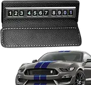 Quzente Temporary Car Parking Card Number Plate,Number Plate Card for Temporary Automobile Parking | Parking Number Plate for