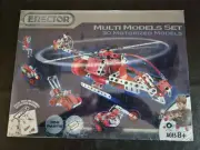 Vintage Meccano Erector Set Multi Motorized Models 352 Parts 2008 NEW
