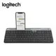 logitech羅技K580超薄跨平台藍芽鍵盤/ 石墨灰