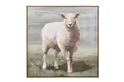 Amalfi Framed Wall Art Fluffy Little Lamb Canvas Prints Artwork Home Decor