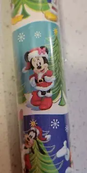 Disney's Minnie, Mickey Donald, Daisy & Goofy Christmas Wrapping Paper 25 sqft