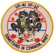 U.S. Navy Tomcat Something In Common Patch 3 1/4"