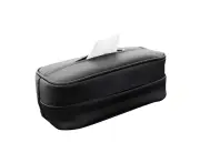 Tissue Box Covers Dzs Au Black Pu Leather Car Tissue Box Holder
