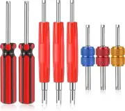 8 Pieces Tire Valve Stem Removal Tool Single and Double Heads Valve Core Remover