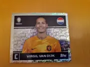 Topps Euro 2024 NED 2 Virgil Van Dijk Rare Topps Foil Background Parallel