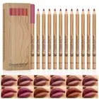 12Pcs/Box Matte Lip Liner Set Waterproof Lipstick Pencil Woman Girls
