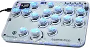 Sehawei Arcade Fight Stick 16Keys All-Button Gamer Finger with Custom RGB & Turbo Functions, Arcade Controller Street Fight for PC/PS3/PS4/Switch/Steam Game Keyboard Supports Hot Swap & SOCD (G16)