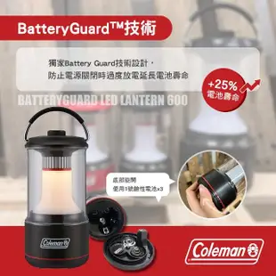 【Coleman】BATTERYGUARD LED營燈(600 LED燈 CM-38854 露營 逐露天下)