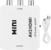 Video Audio Adapter, Flexible RCA to HDMI Converter HD for TV for Moniter