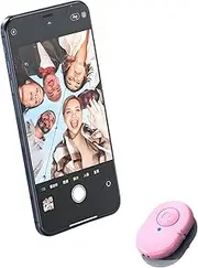 Bluetooth Camera Remote Control Shutter Wireless Technology Compatible with iPhone & Android Phones/iPad iPod Tablet Bluetooths Like Button Or Control Hands Free Works with Take a Christmas Family (B)