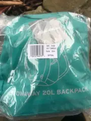 Eddie Bauer Stowaway 20L Backpack Green Reef style 0168 New