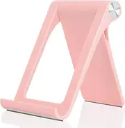 Giftorld Phone Stand Holder Multi-Angle Adjustable Phone Desk Stand Tablet Holder for iPhone 16 15 14 13 12 11 Pro Max XS XR 8 Plus 6 7 Samsung Galaxy S10 S9 S8 S7 Edge S6 Android Smartphone (Pink)