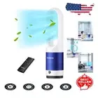 Quiet 22-Inch Bladeless Tower Fan with 90° Oscillation and Remote Control