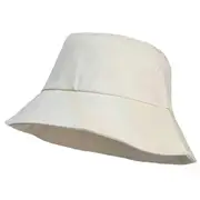Big Head Bucket Hat Large Size Men Chin Strap UPF50+ Cotton Summer Sun Hat Windproof Fishing Outdoor Cap Women White 60-63